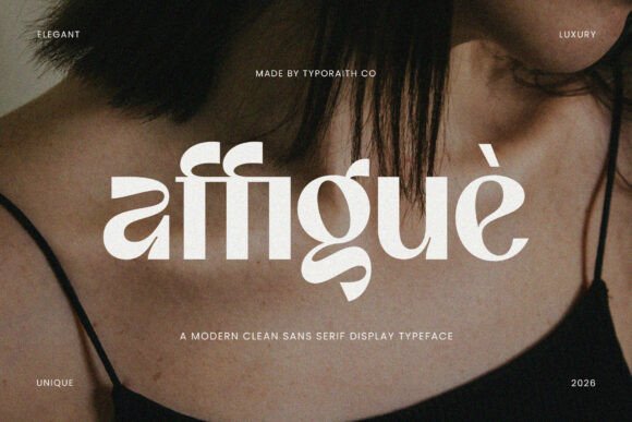 Affigue: A Luxurious Sans Serif Font for Modern Marketing