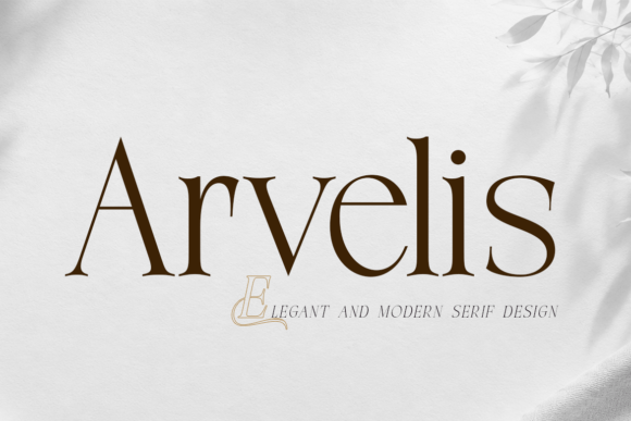Arvelis Serif Font Family: A Typeface for Elegance in Craft Projects