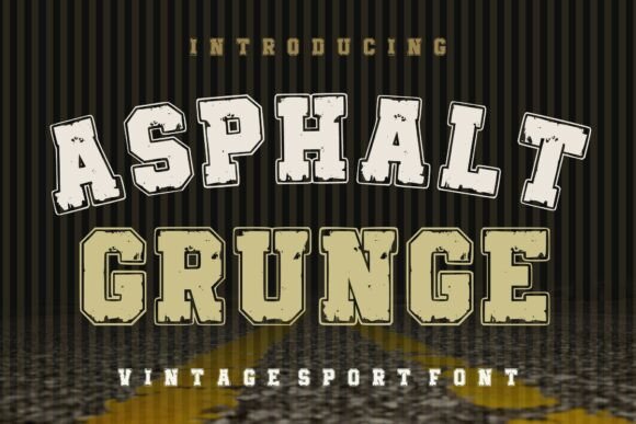 Asphalt Grunge Font Review