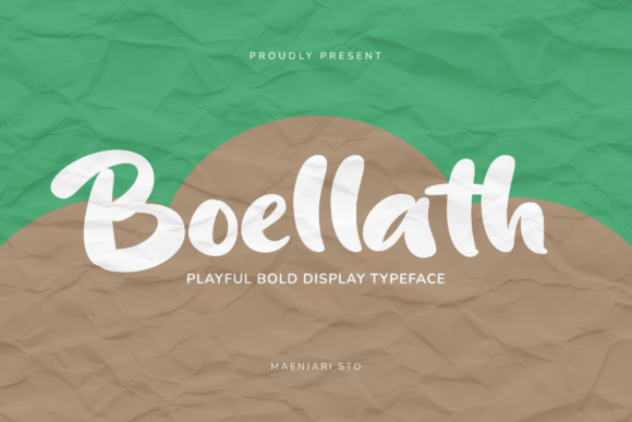 Boellath Font: A Playful Typeface for Creative Campaigns