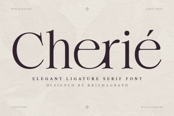 Chérié Font for Elegant Web Design