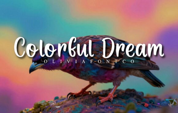 Colorful Dream Font for Creative Makers and Shop Owners