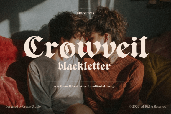 Crowveil: A Gothic Typeface for Modern Design