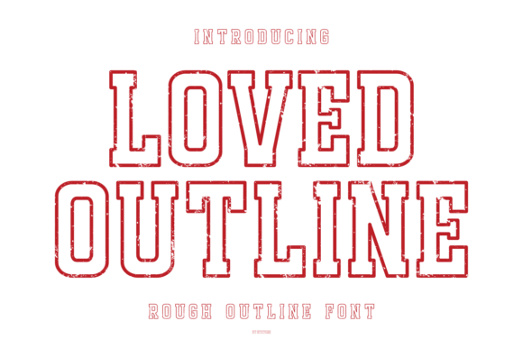 Loved Outline Font Review