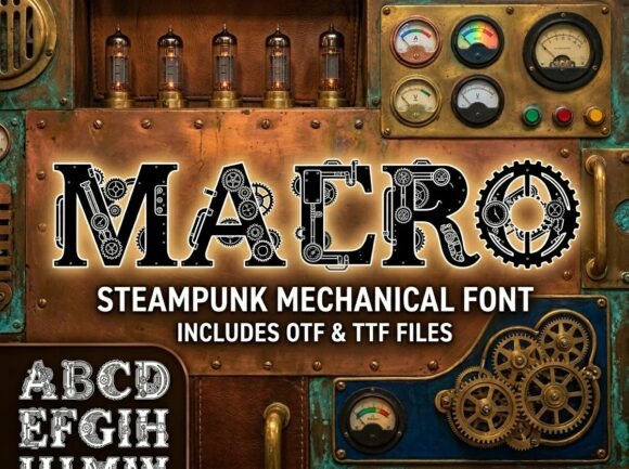 Macro Font: Bold and Beautiful
