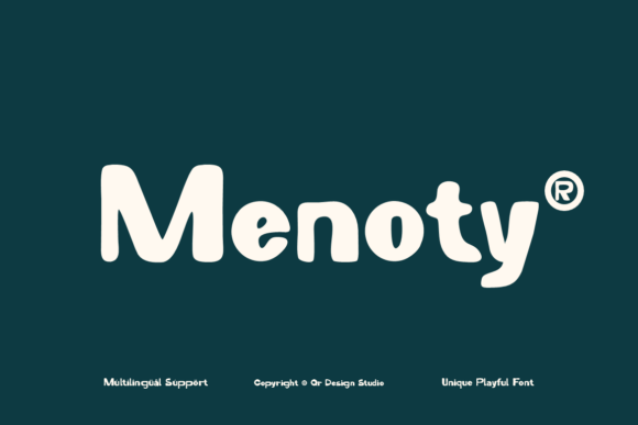 Menoty: A Warm, Casual Font for Business Branding