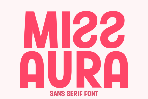 Miss Aura: A Playful and Charming Typeface for Creative Brands