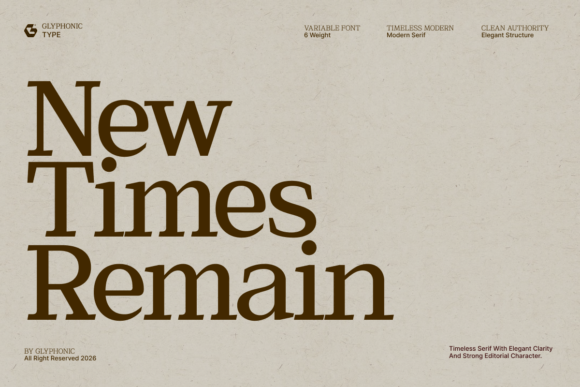 New Times Remain Font for Small Business Branding
