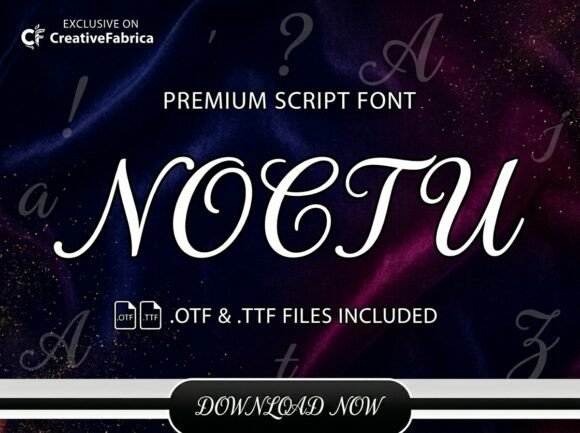 Noctu Font: Midnight Elegance for Creators