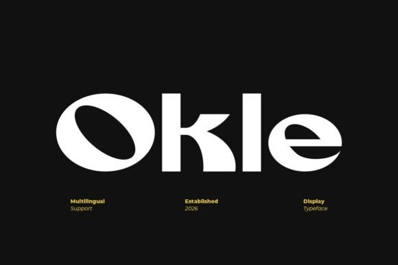 Okle Font: Bold Creative Type