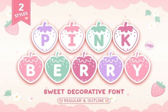 Pink Berry Font for Sweet Branding