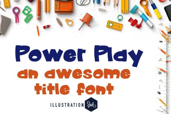 Power Play Font for Bold, Beautiful Craft Projects