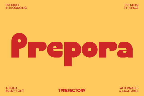 Prepora Font: A Bold Choice for Display Typography
