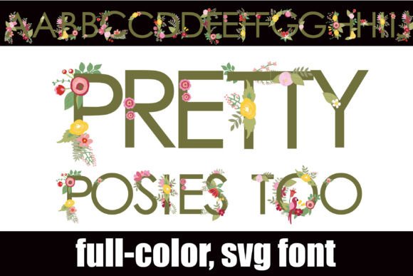 Pretty Posies Too Font