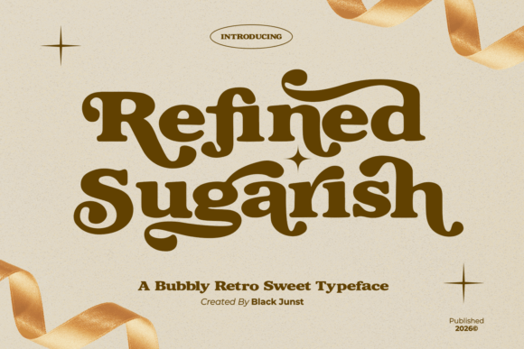 Refined Sugarish: A Nostalgic Font for Bold Design