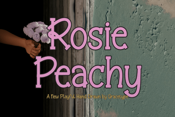 Rosie Peachy Font for Creative Campaigns