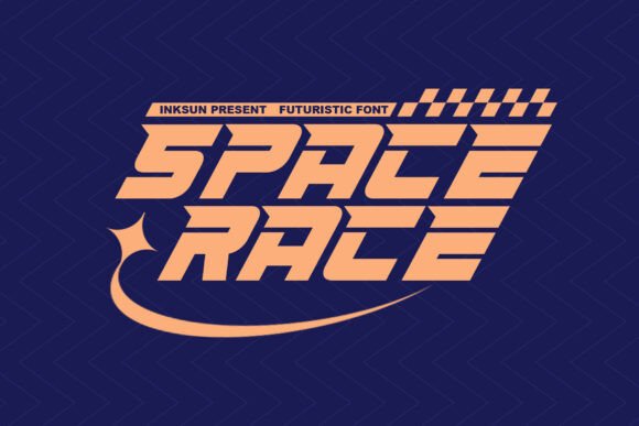 Space Race Font for Bold, Futuristic Craft Designs