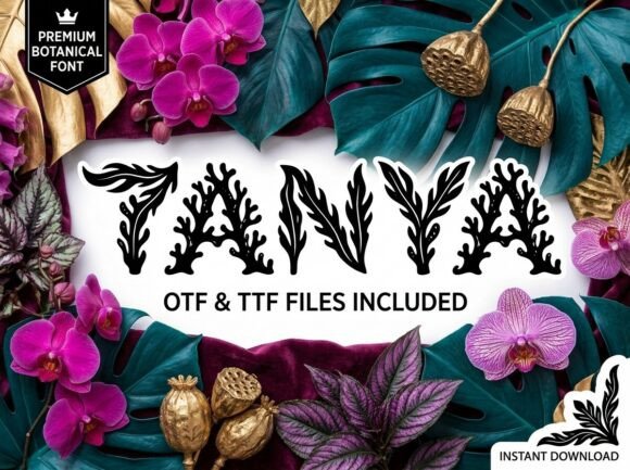 Tanya Font: Bold and Beautiful