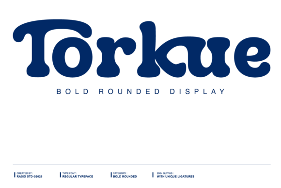 Torkue Display Font for Bold Web Design