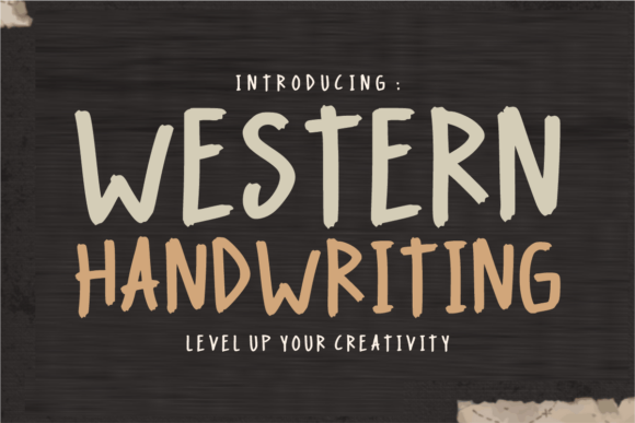 Western Handwriting Typeface for Editorial Design Projects