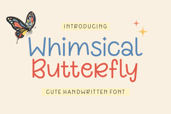 Whimsical Butterfly Font for Creative Projects
