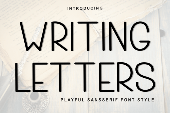 Writing Letters Font